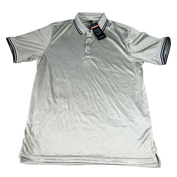 Tacvasen Other - Tacvasen Mens Polyester Polo Shirt M Beige Short Sleeve Outdoor Sports